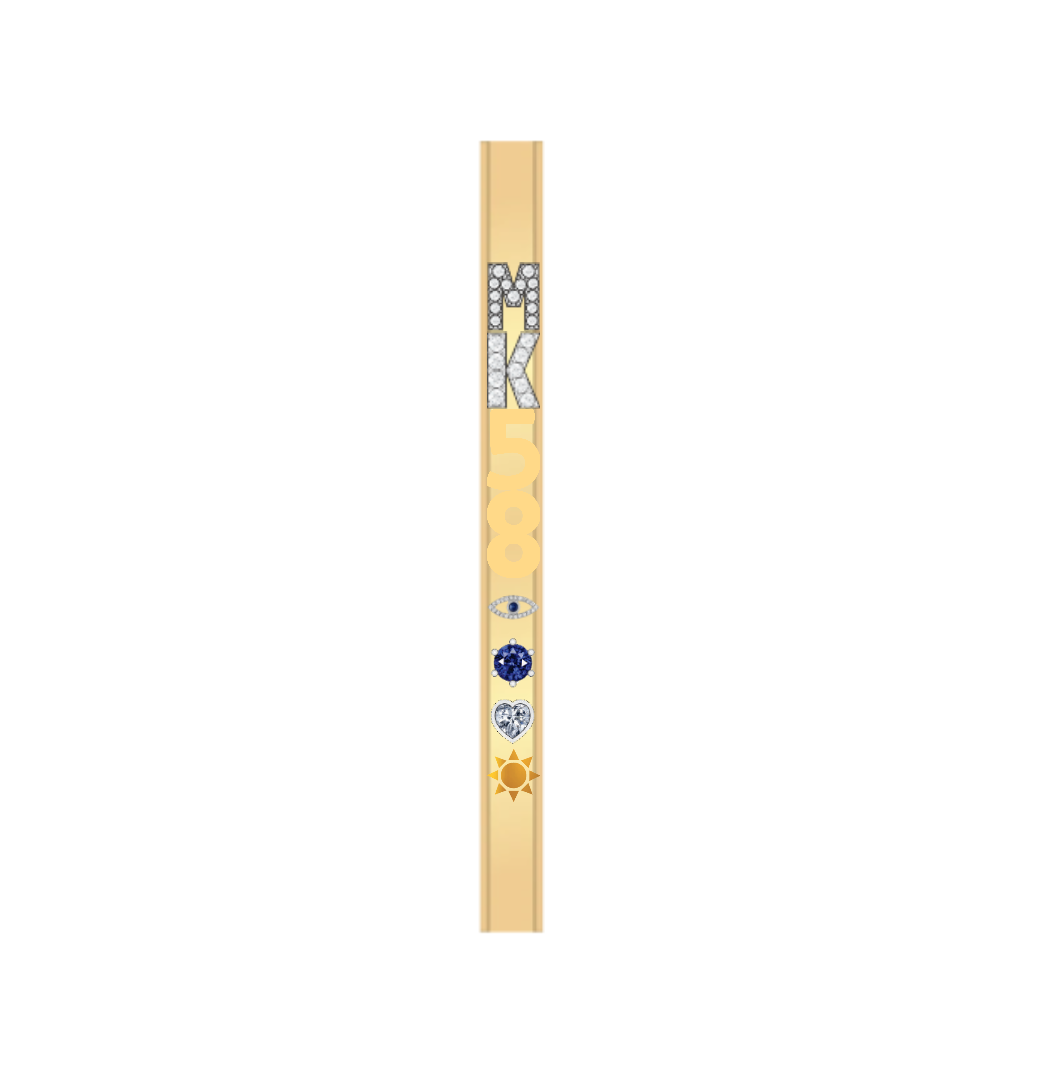 Yellow Gold Bracelet/18cm