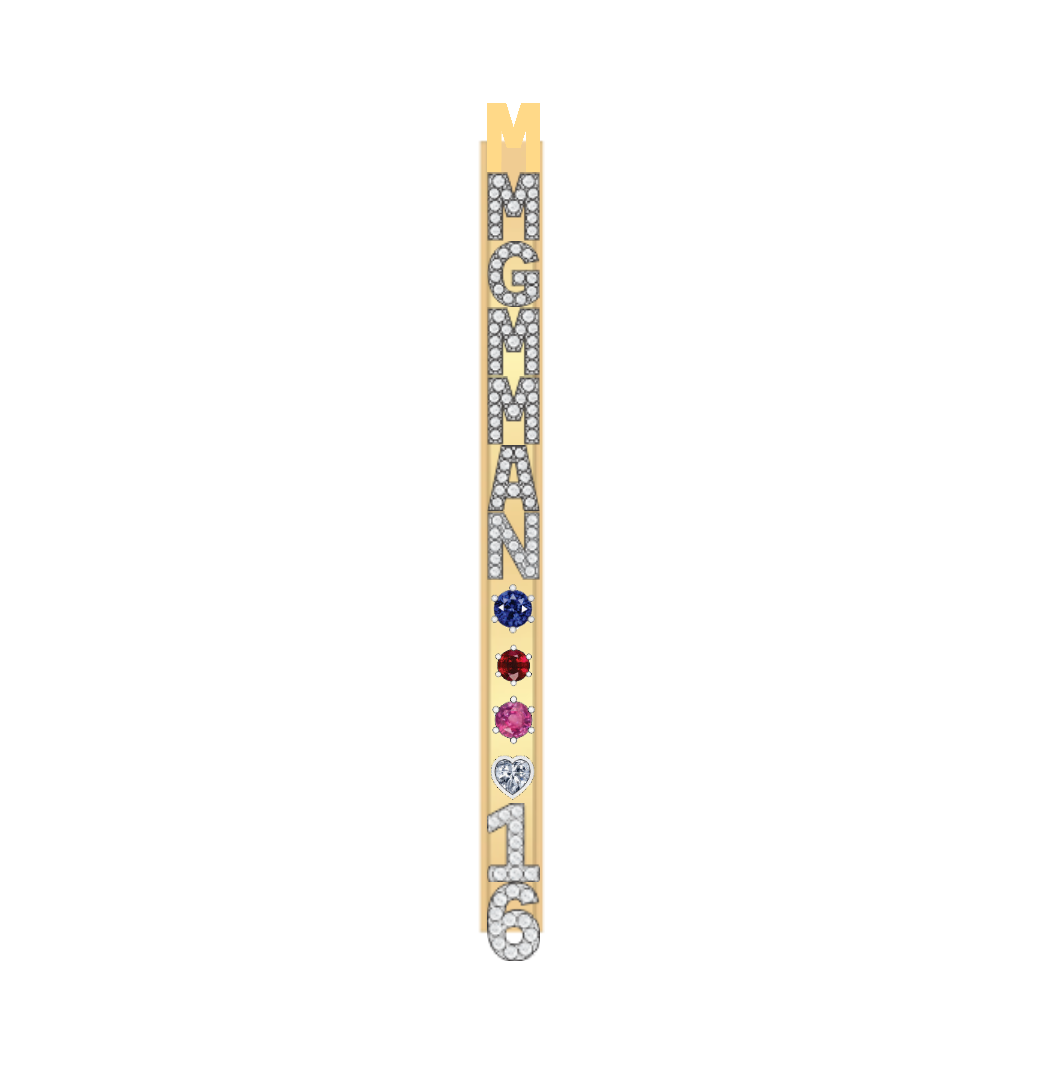 Yellow Gold Bracelet/18cm