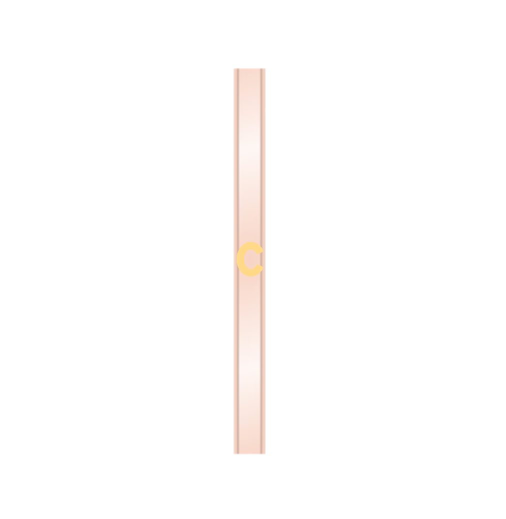 Rose Gold Bracelet/16cm