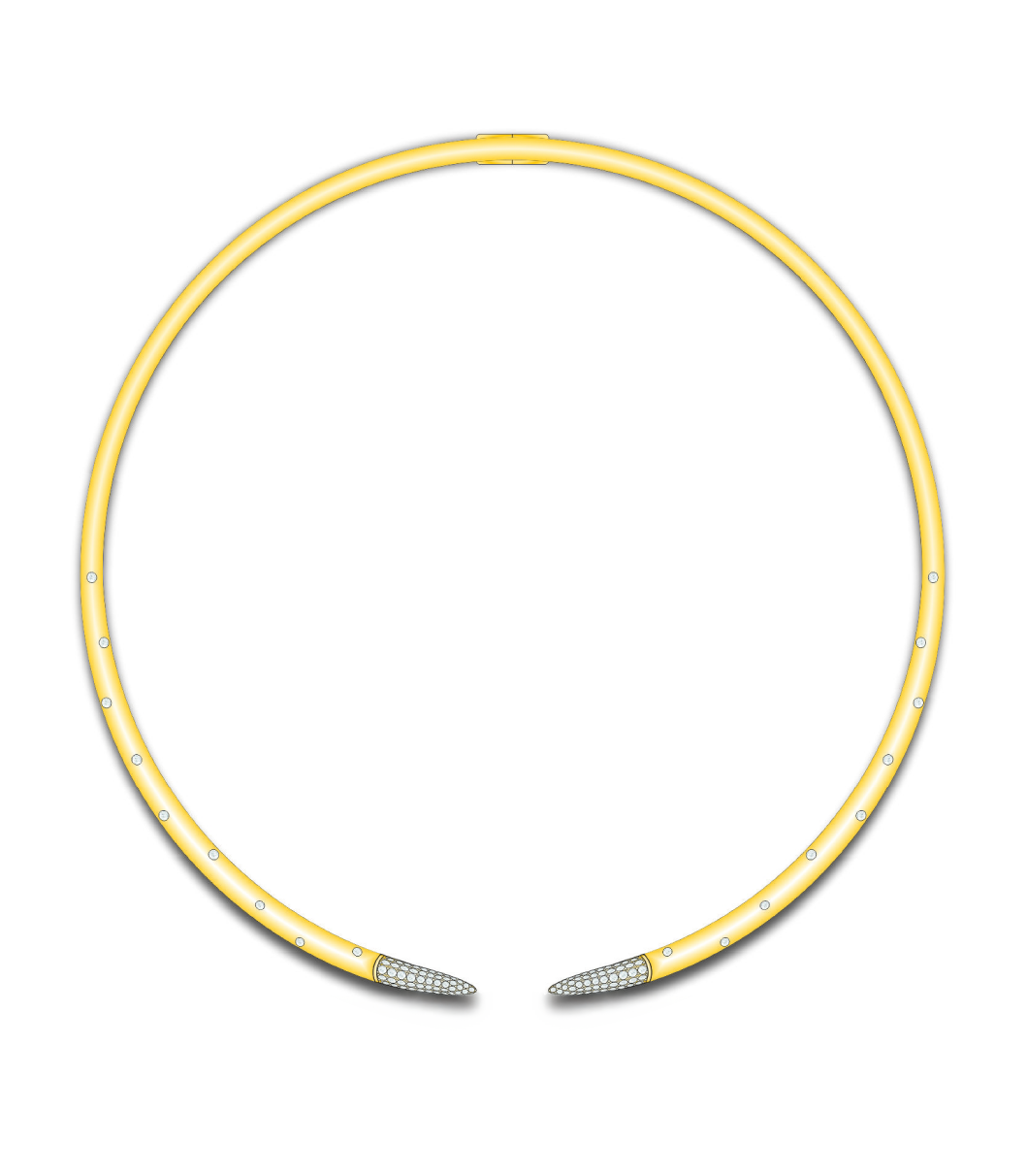 Torque Chocker Necklace
